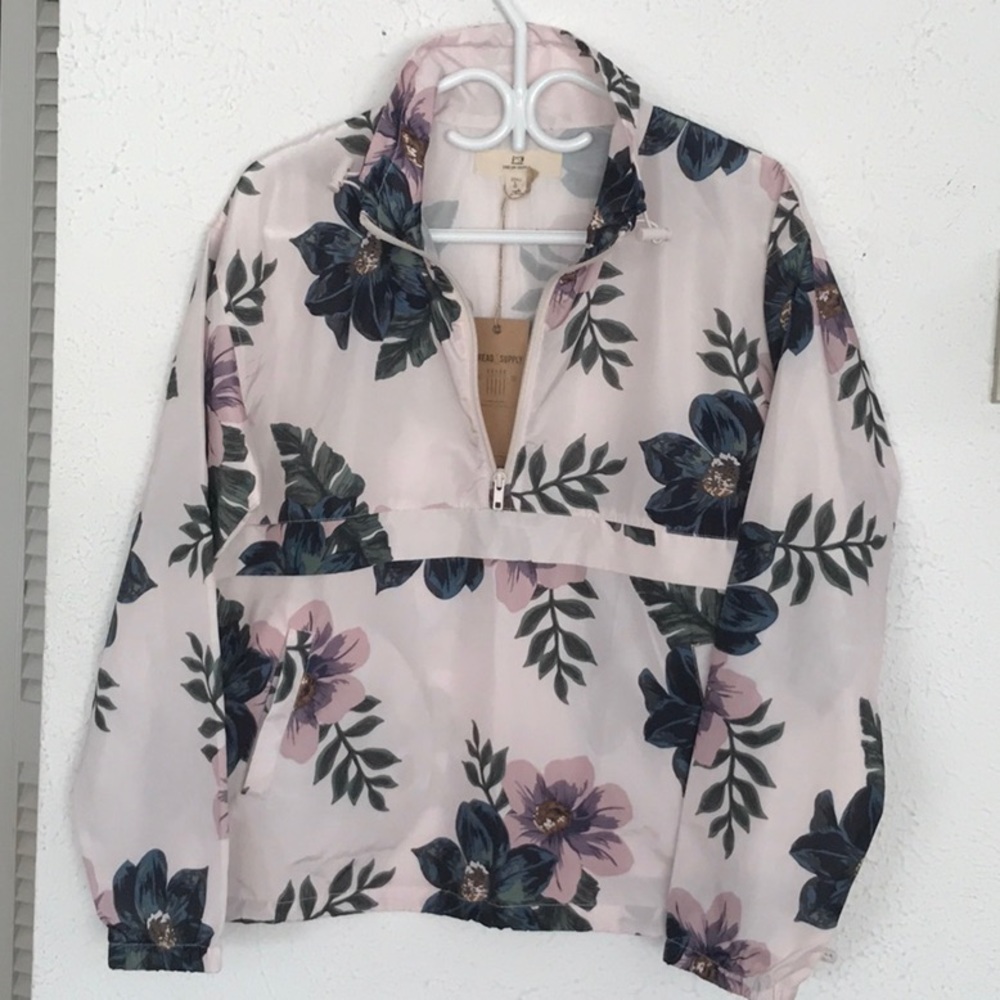 Thread And Supply Floral Blush Jacket